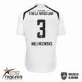 Koszulka meczowa Macron biała tył I APN Forza Wrocław