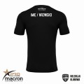 Koszulka treningowa Macron czarna tył I APN Forza Wrocław