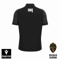 Koszulka Polo Macron czarna tył I UKS 9 Wałbrzych