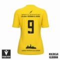 Koszulka treningowa Macron żółta tył I GKS Gaudia Trzebnica-Zdrój