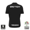 Koszulka sportowa Macron czarna tył | SMS TYCHY