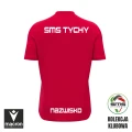 Koszulka sportowa Macron czerwona tył | SMS TYCHY